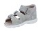 Richter 2902-3212-7901 Unisex csatos bőrszandál - szürke