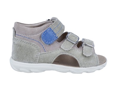 Richter 2902-3212-7901 Unisex csatos bőrszandál - szürke